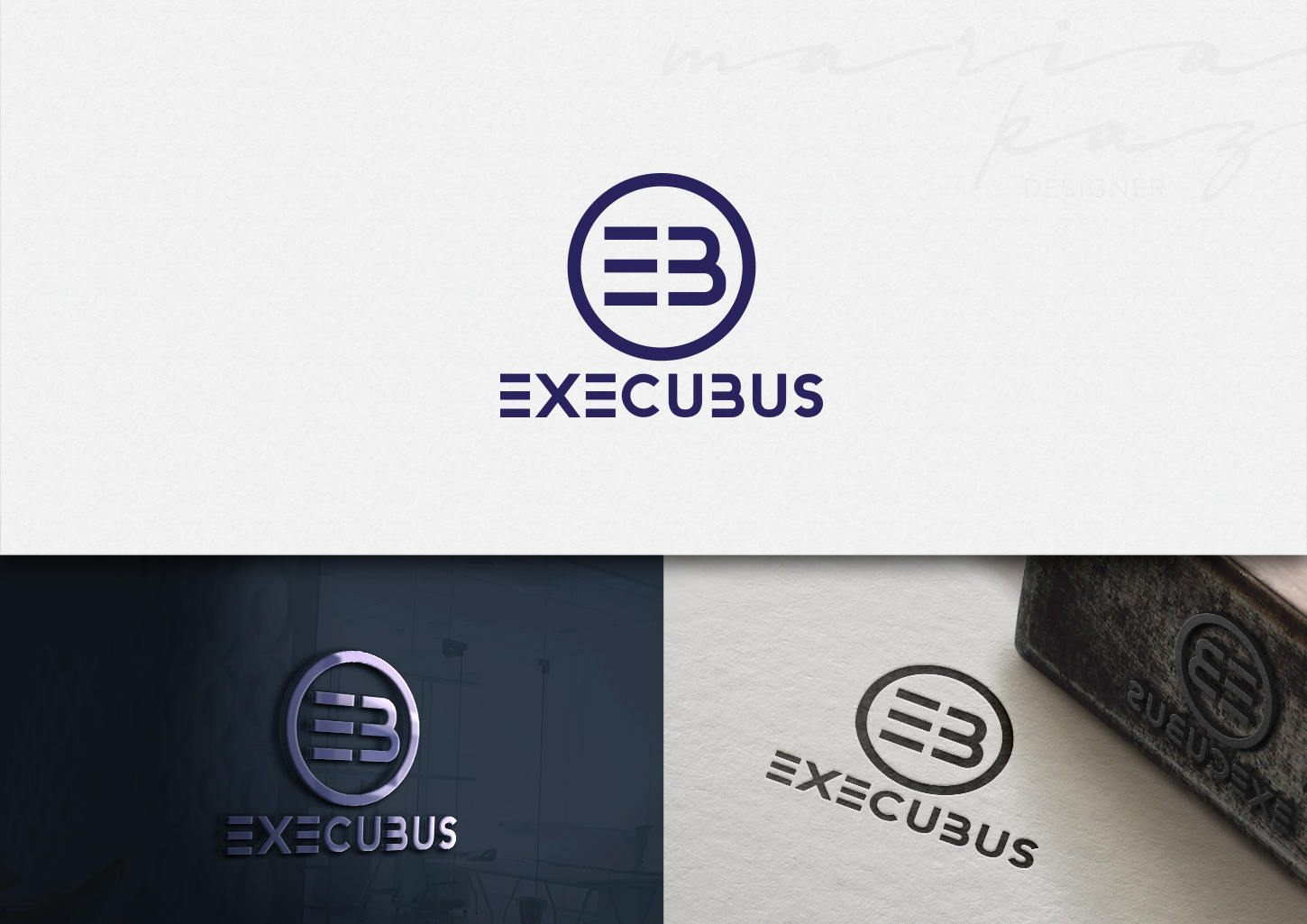 Diseño de Logo por maria-kaz para EXECUBUS | Diseño #16859384