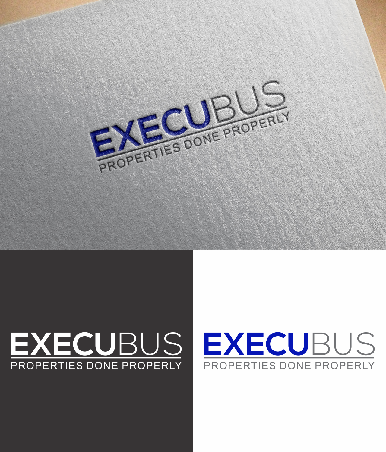 Logo Design by fatiyadesign for EXECUBUS | Design #16859015