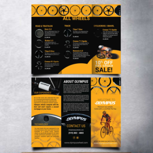 Flyer Design by uk for Olympus Wheels | Design: #16770285