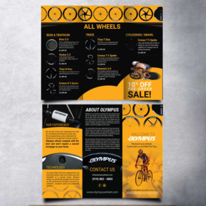 Flyer Design by uk for Olympus Wheels | Design: #16770589