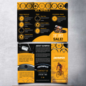 Flyer Design by uk for Olympus Wheels | Design: #16776008