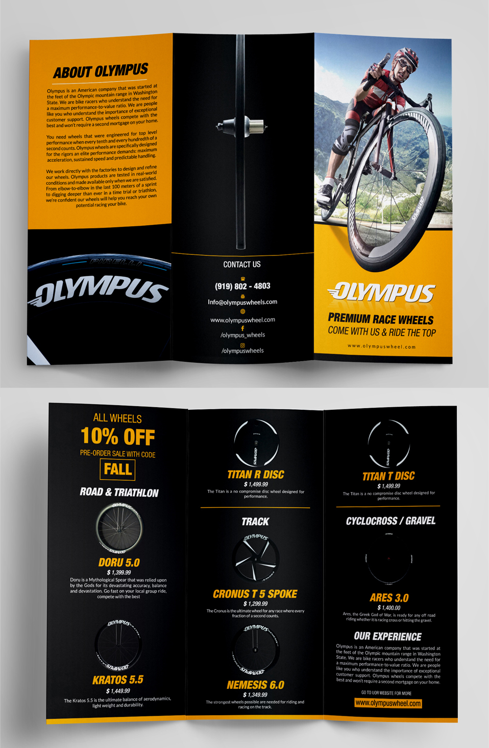 Flyer Design by debdesign for Olympus Wheels | Design #16765542
