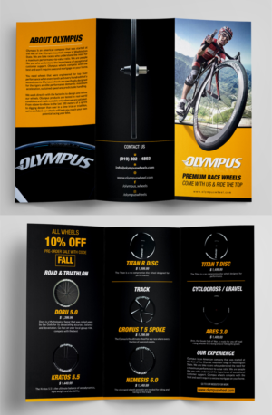 Diseño de Flyer por debdesign para Olympus Wheels | Diseño #16765542