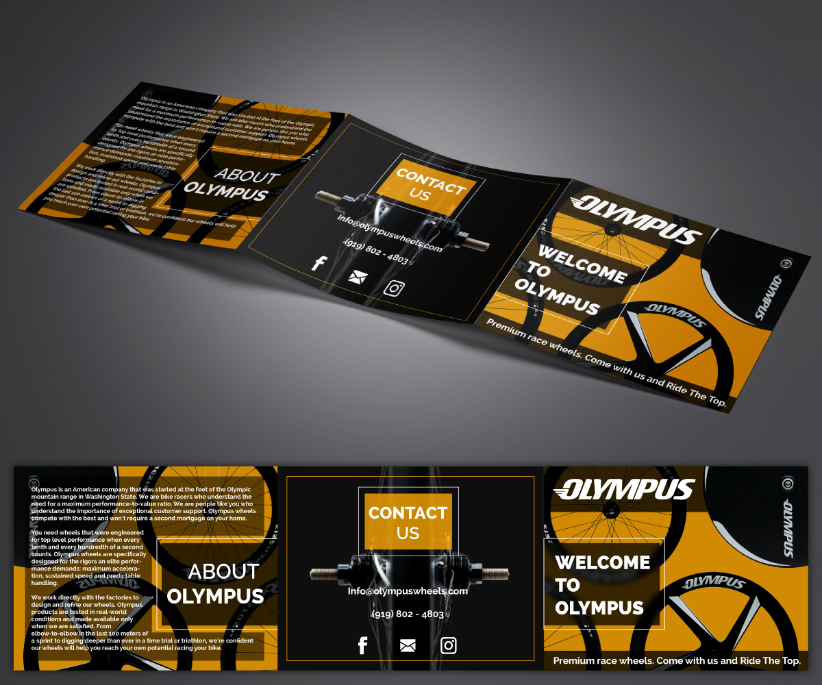 Flyer-Design von HamzaMalik für Olympus Wheels | Design #16763020