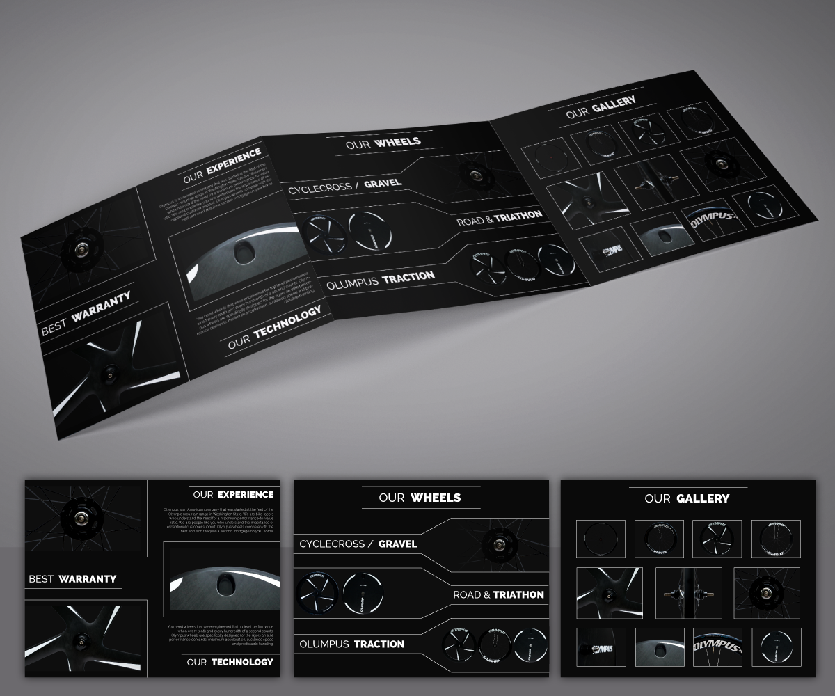 Flyer Design by HamzaMalik for Olympus Wheels | Design #16771258