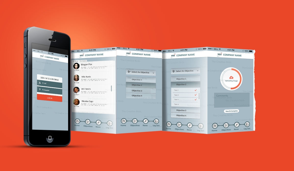 App-Design von The Creative Birds für dieses Projekt | Design #2713706