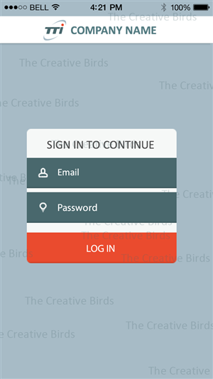 App Design by The Creative Birds for this project | Design: #2713709