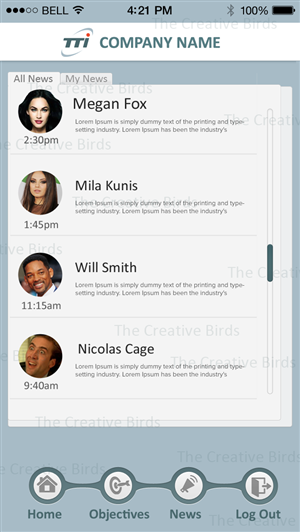 App-Design von The Creative Birds für dieses Projekt | Design: #2713733