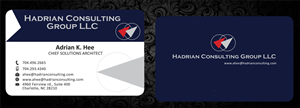 Business Card Design by Elkana Letting for Hadrian Consulting Group LLC | Design #2687736