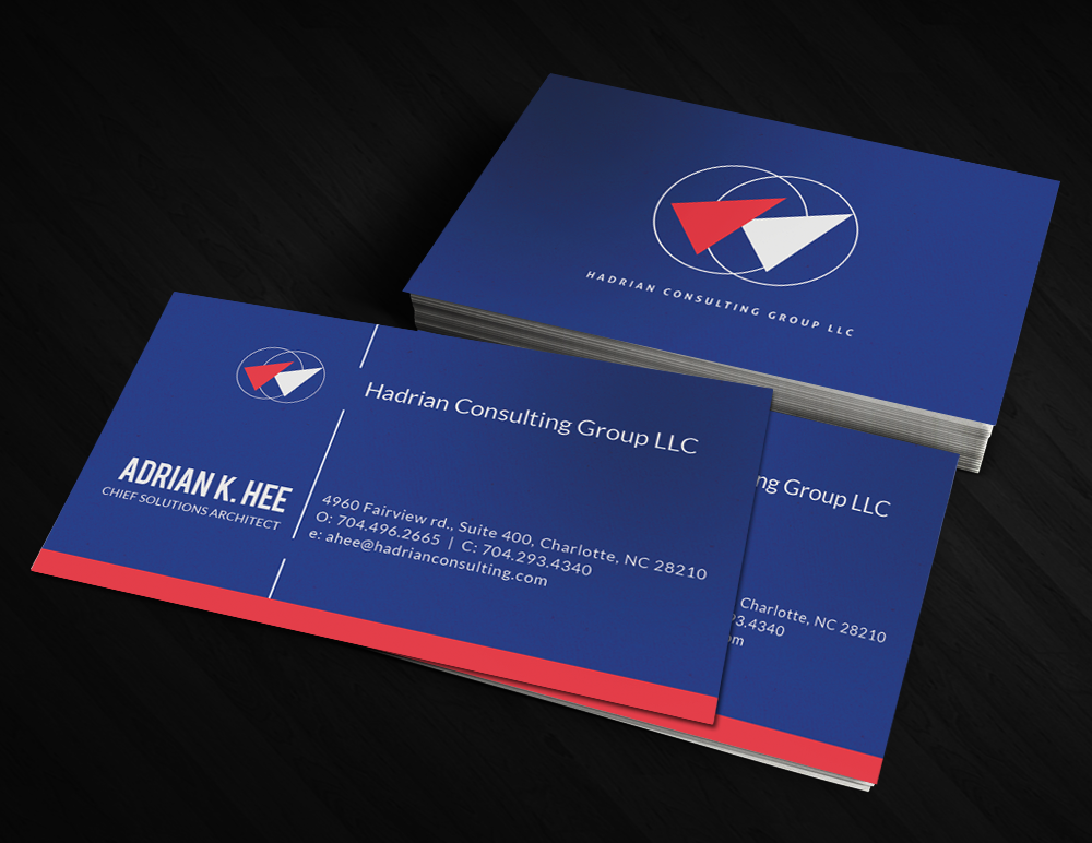Business Card Design by  Artman for Hadrian Consulting Group LLC | Design #2694292