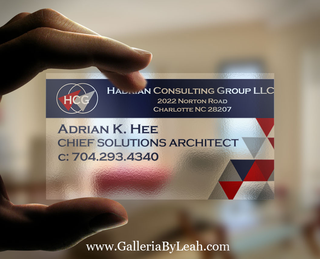 Business Card Design by galleria.by.leah for Hadrian Consulting Group LLC | Design #2683773