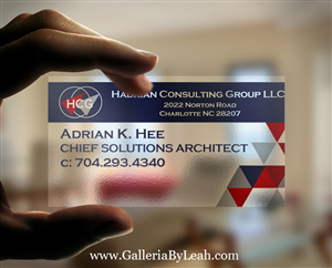 Business Card Design by galleria.by.leah for Hadrian Consulting Group LLC | Design: #2683773