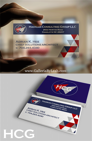 Business Card Design by galleria.by.leah for Hadrian Consulting Group LLC | Design: #2687711