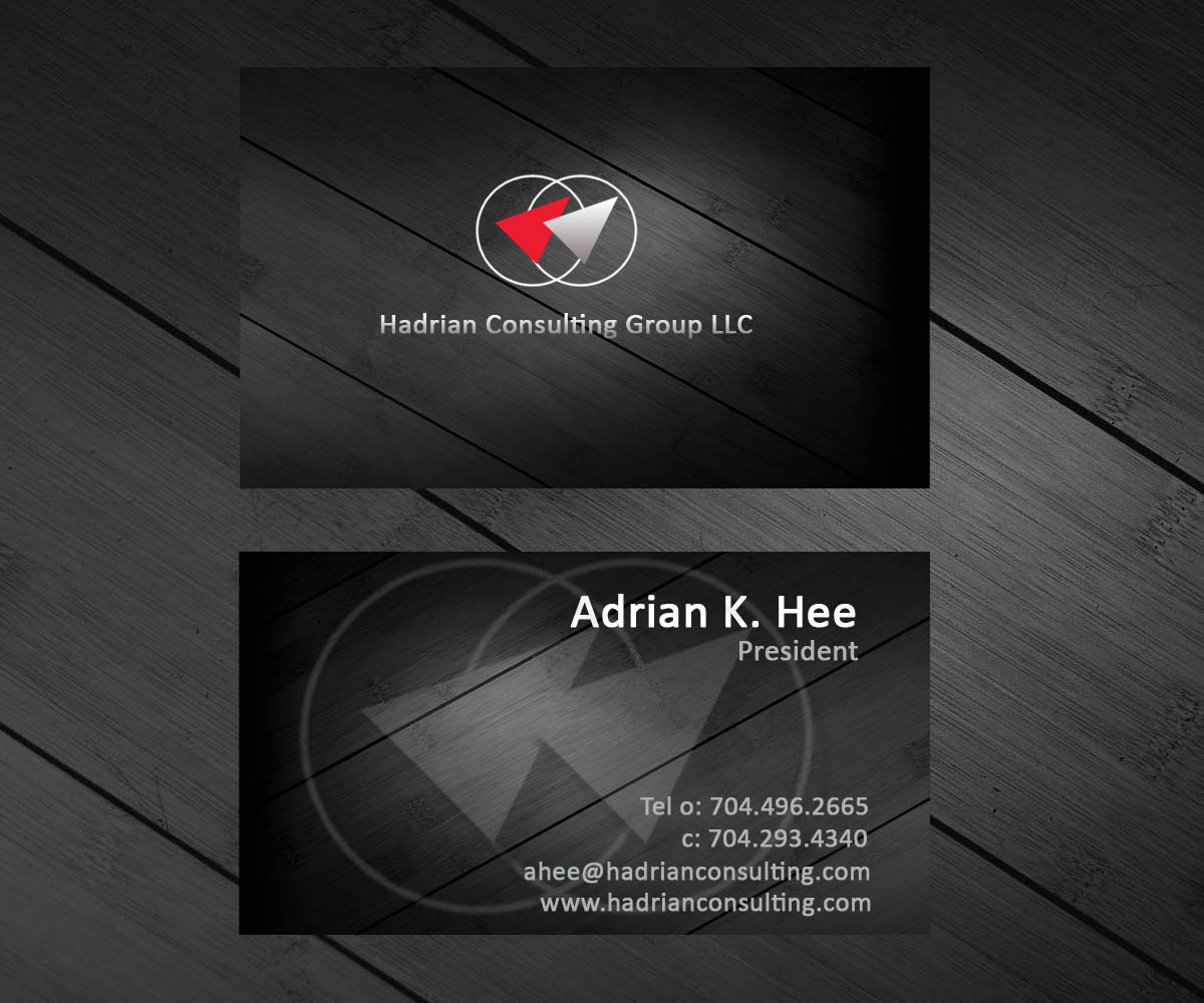 Business Card Design by Shan for Hadrian Consulting Group LLC | Design #2687598