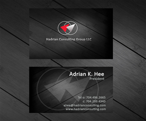 Business Card Design by Shan for Hadrian Consulting Group LLC | Design #2687598