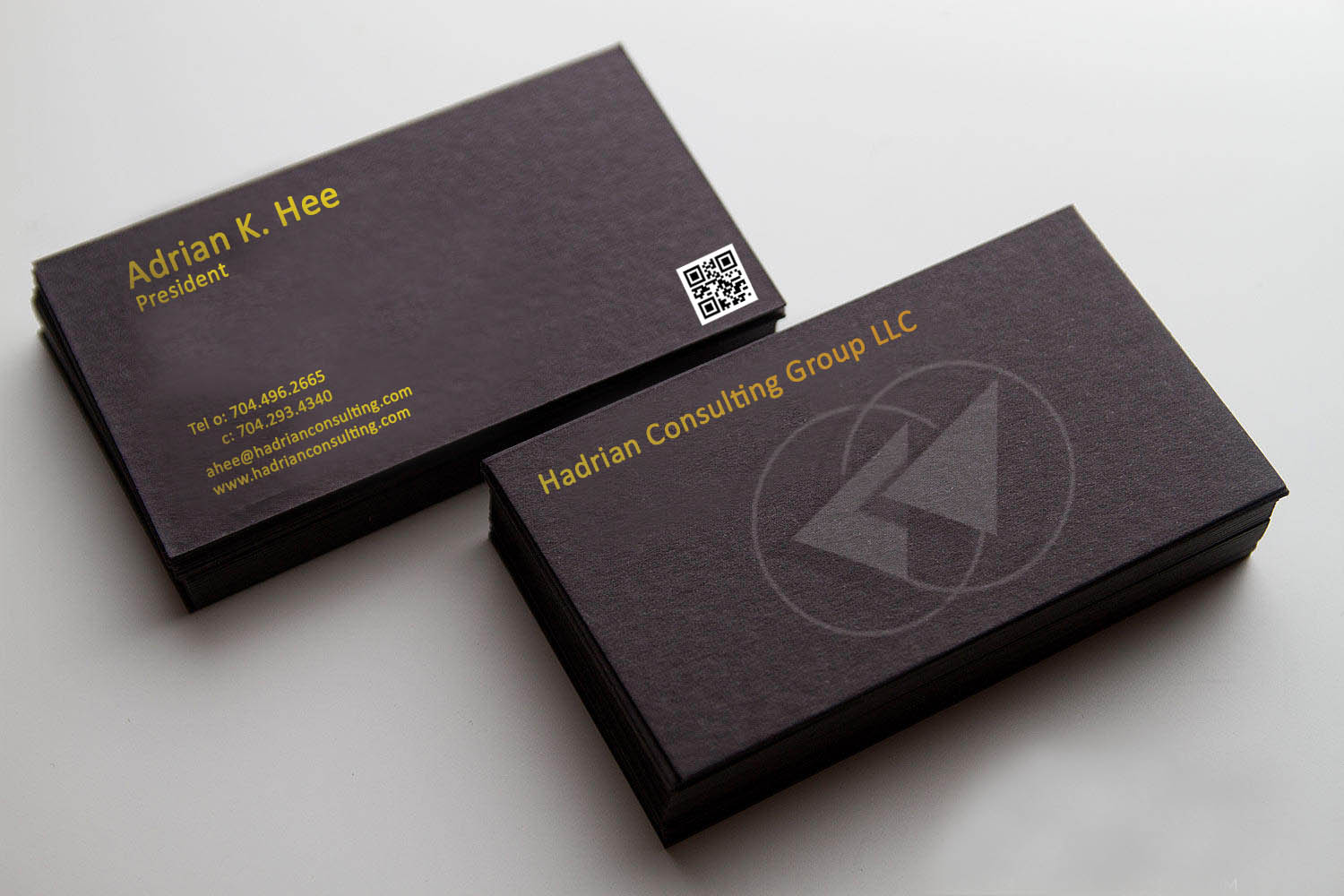 Business Card Design by Shan for Hadrian Consulting Group LLC | Design #2687864