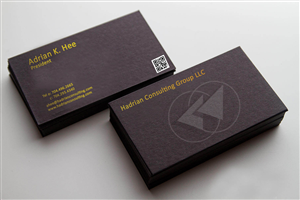 Business Card Design by Shan for Hadrian Consulting Group LLC | Design: #2687864