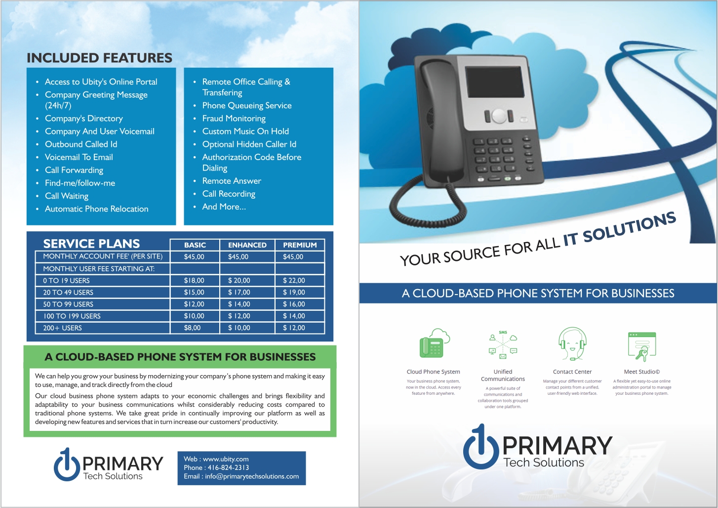 Flyer Design by DezineSolution for PRIMARY Tech Solutions | Design #16783018