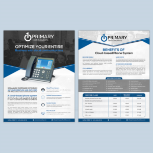 Flyer-Design von debdesign für PRIMARY Tech Solutions | Design: #16767047