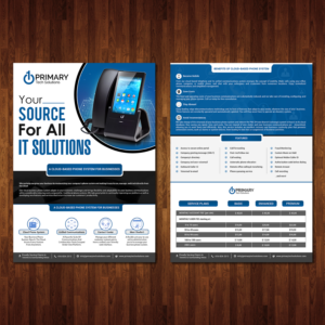 Flyer-Design von creative.bugs für PRIMARY Tech Solutions | Design: #16763660