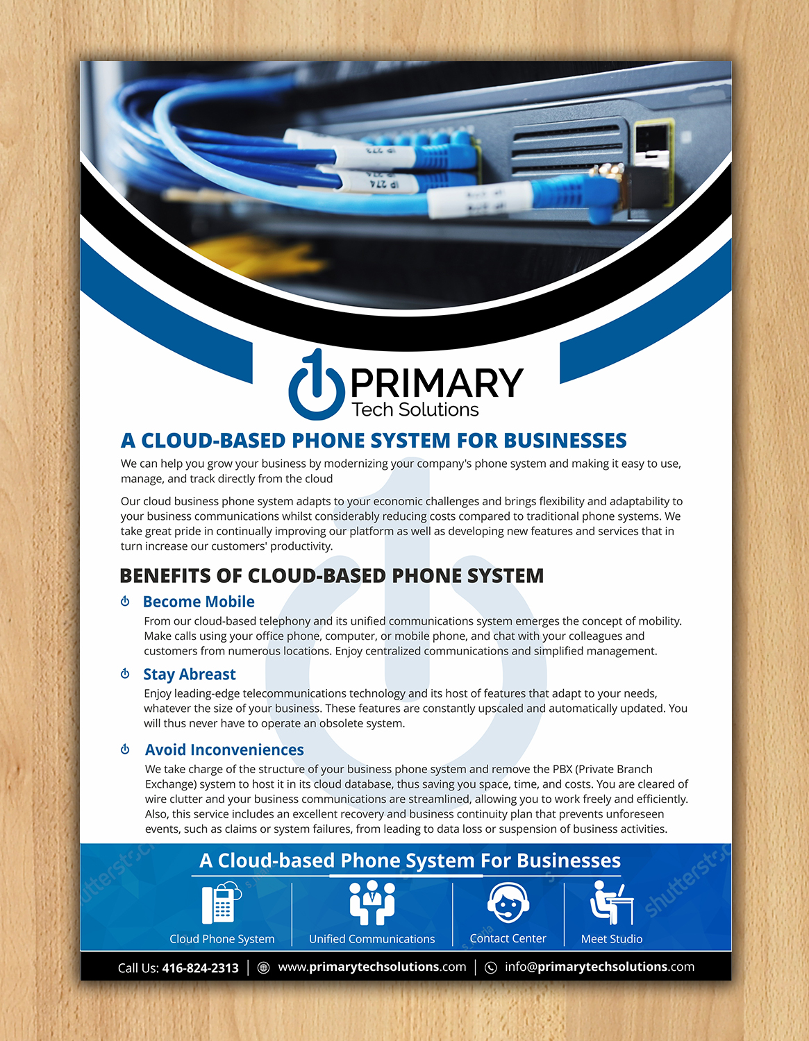 Flyer Design by ecorokerz for PRIMARY Tech Solutions | Design #16747031