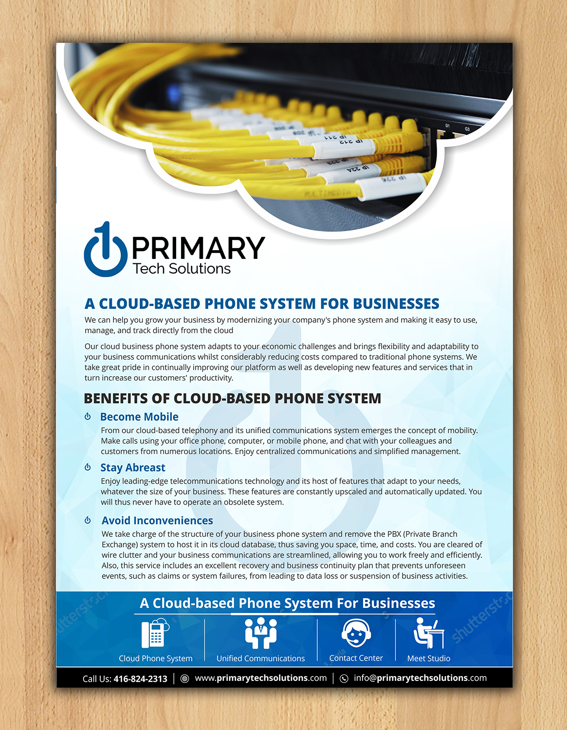 Flyer Design by ecorokerz for PRIMARY Tech Solutions | Design #16747032