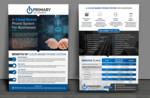 Cloud Hosted Phone System for small and medium sized businesses | Flyer-Design von SAI DESIGNS