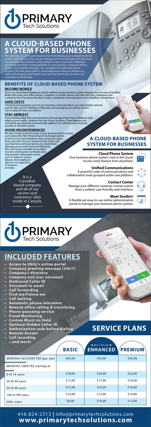 Flyer Design by Rekha 4 for PRIMARY Tech Solutions | Design #16762817