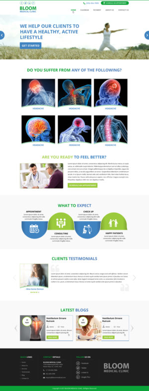 Create an awesome website for a medical clinic | Web-Design von Sbss