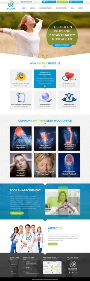 Create an awesome website for a medical clinic | Diseño Web por Reimagine