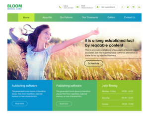 Create an awesome website for a medical clinic | Diseño Web por Alpha & Omega