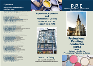 Brochure Design by Black Stallions Impressive Solutions for Professional Painting Contractor | Design #619437