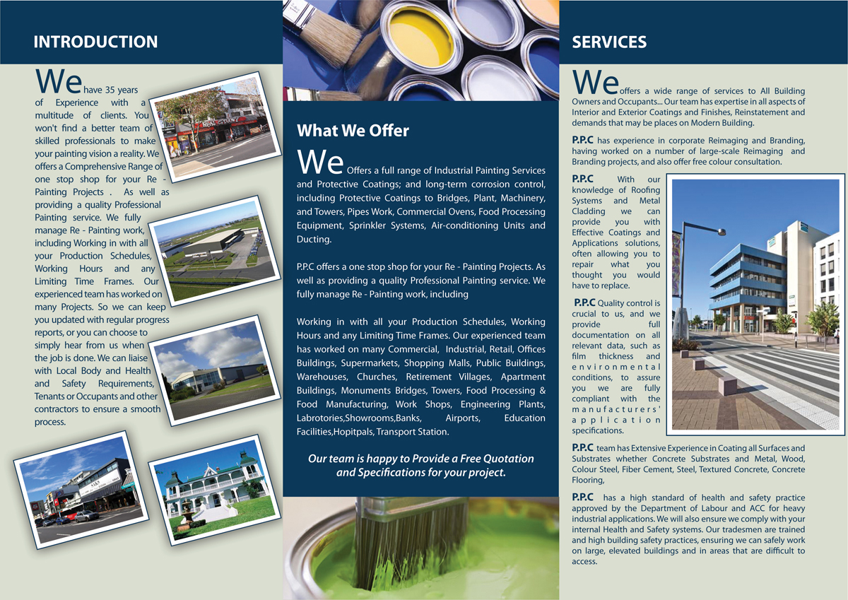 Design de Brochure par Impressive Sol pour Professional Painting Contractor | Design #619439
