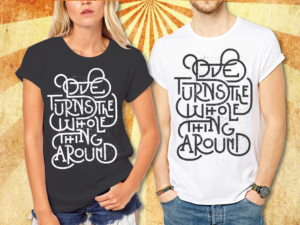 Typography Design Lyric T-Shirts | T-Shirt-Design von Whitebread