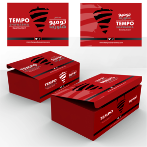 Tempo Shawarma Restaurant  packging desgin | Packaging Design by ZEKKOUR Fouzi