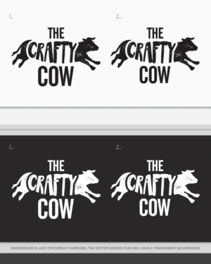 Logo Design by AD-X for The Crafty Cow | Design: #16789490