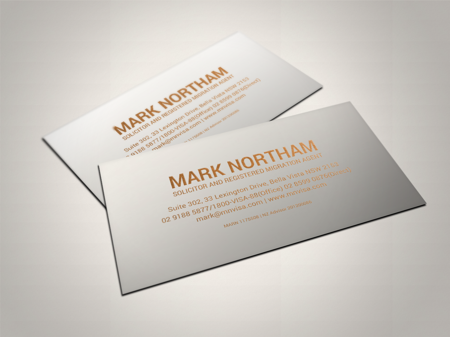 Business Card Design by chandrayaan.creative for Northam & Associates | Design #16768691