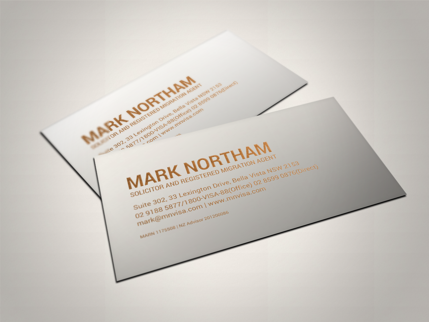 Business Card Design by chandrayaan.creative for Northam & Associates | Design #16768693