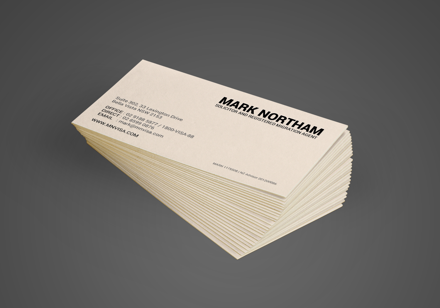 Business Card Design by chandrayaan.creative for Northam & Associates | Design #16769086