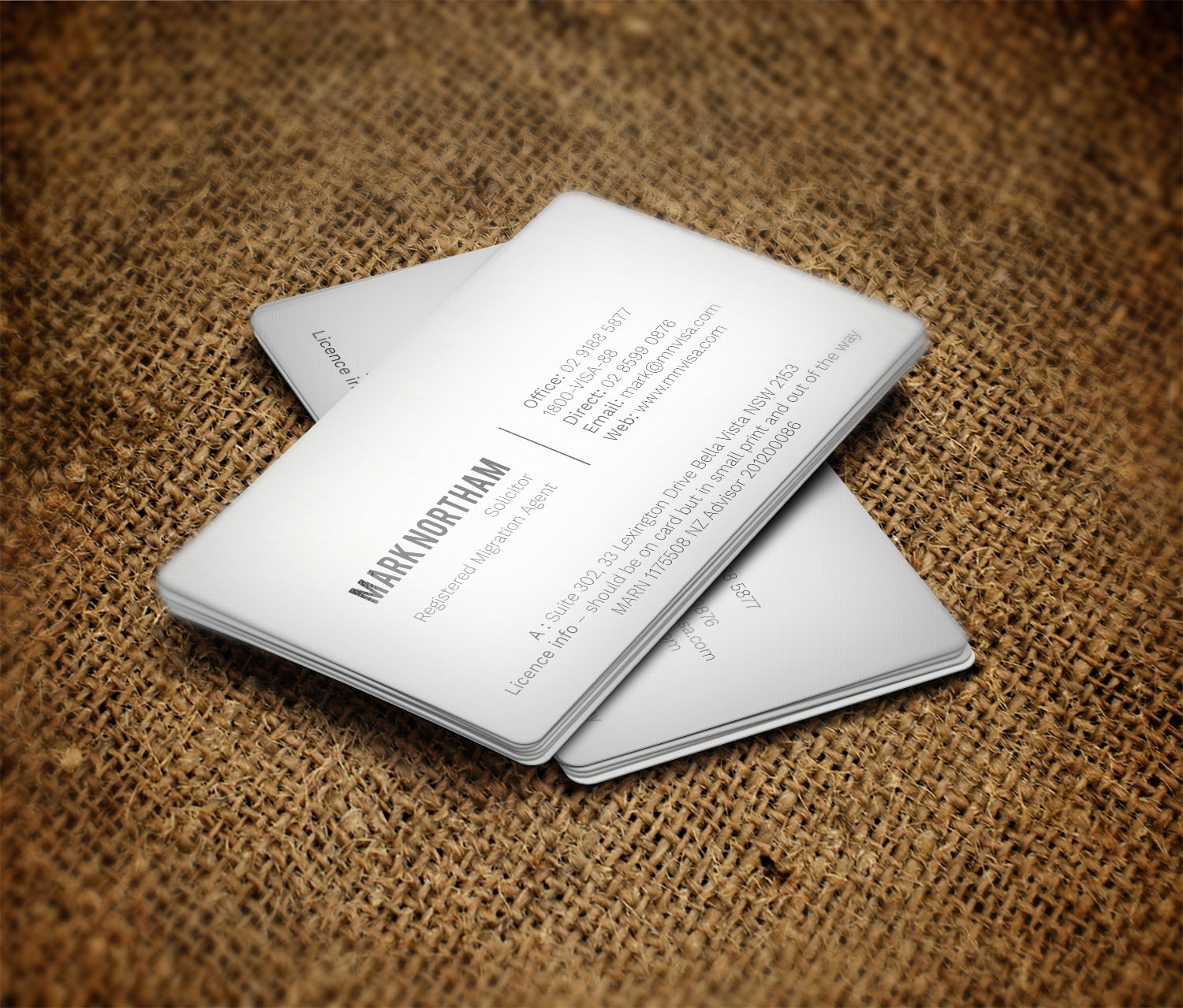 Business Card Design by Graphic Flame for Northam & Associates | Design #16769204