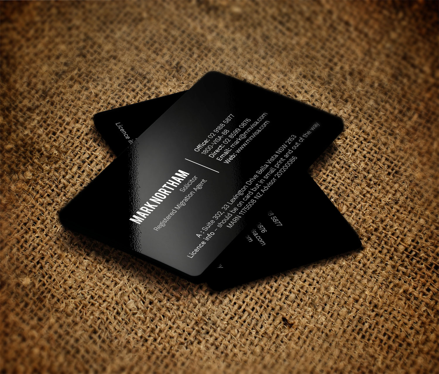 Diseño de Tarjeta de Presentación por Graphic Flame para Northam & Associates | Diseño #16769205