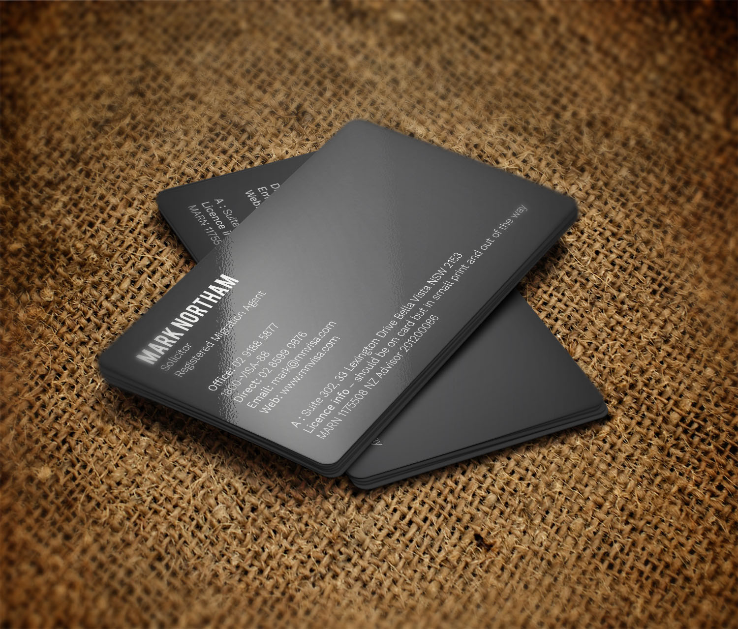 Business Card Design by Graphic Flame for Northam & Associates | Design #16769207