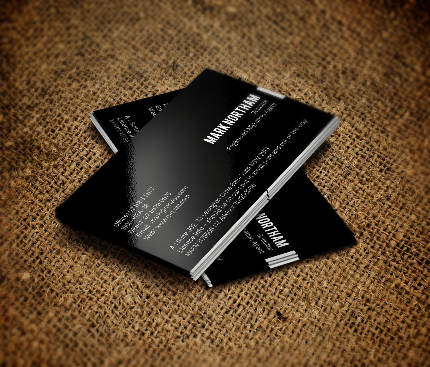 Business Card Design by Graphic Flame for Northam & Associates | Design #16769229