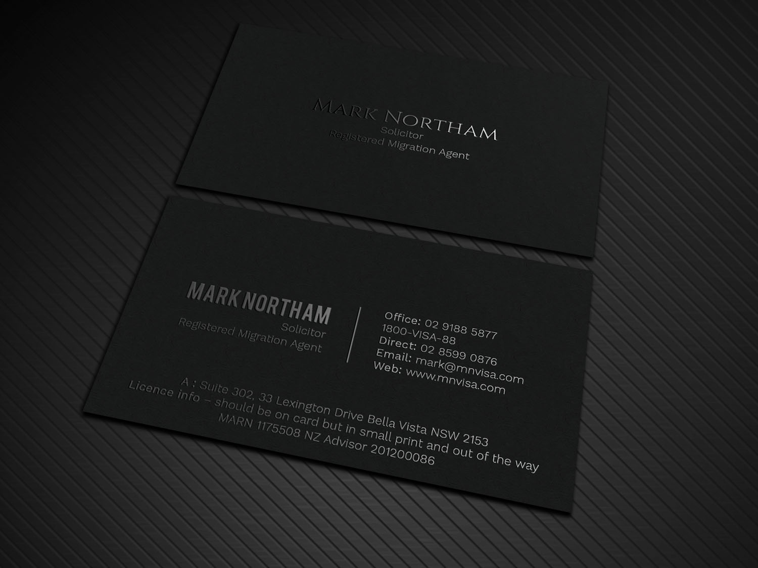 Business Card Design by Graphic Flame for Northam & Associates | Design #16769252