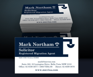 Business Card Design by Agarzaro for Northam & Associates | Design #16761962