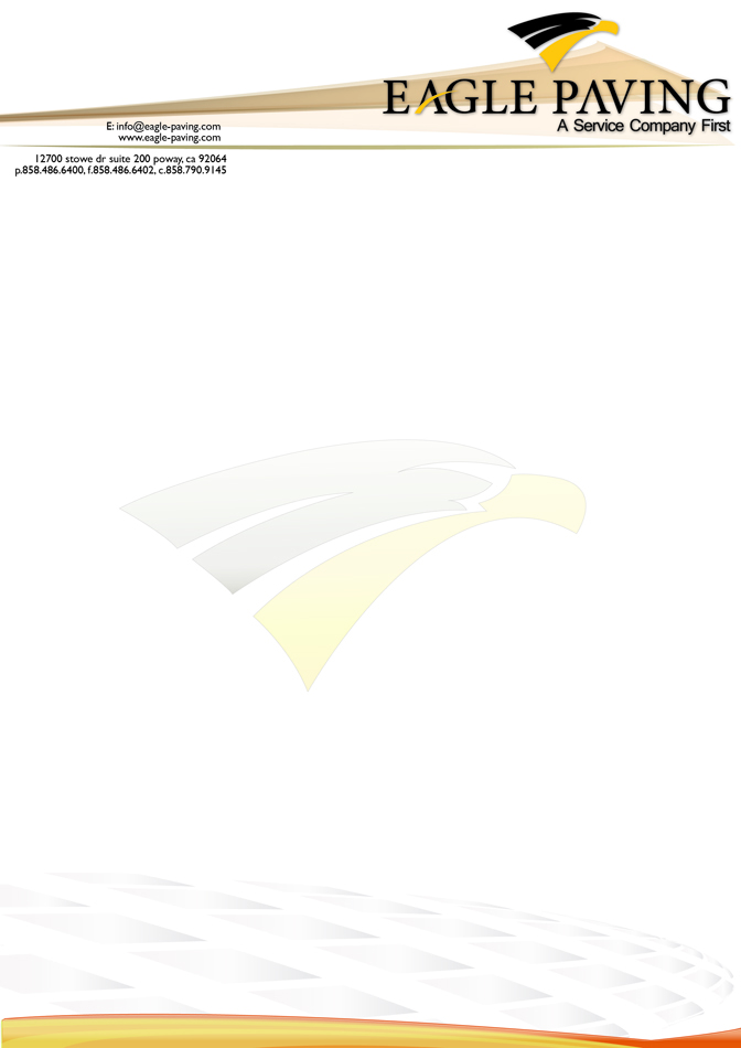 Diseño de Papelería por Artikrafts para Eagle Paving | Diseño #612107