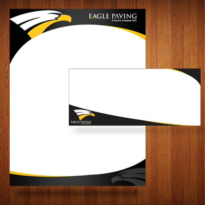 Diseño de Papelería por James Sylvester para Eagle Paving | Diseño #613571