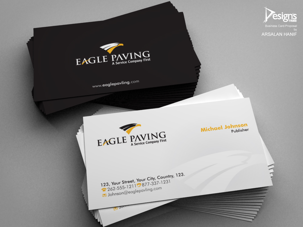 Stationery Design by DesignsTRIBE for Eagle Paving | Design #613996