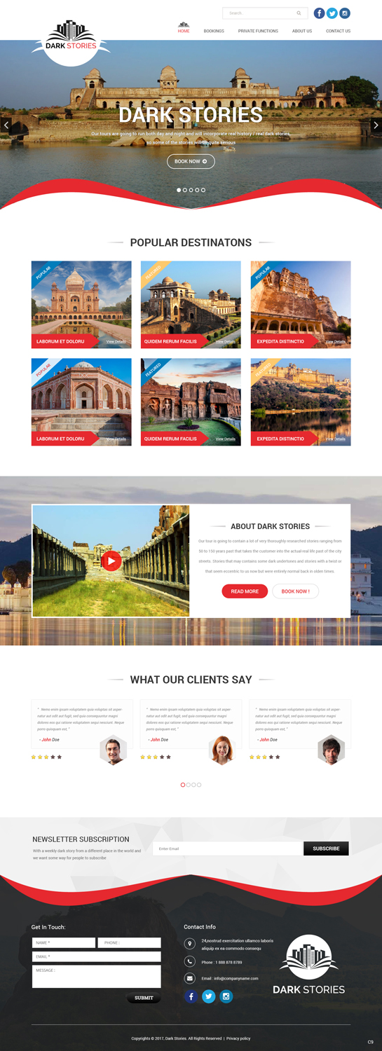 Web Design by pb for Dark Stories Pty Ltd | Design #16812938