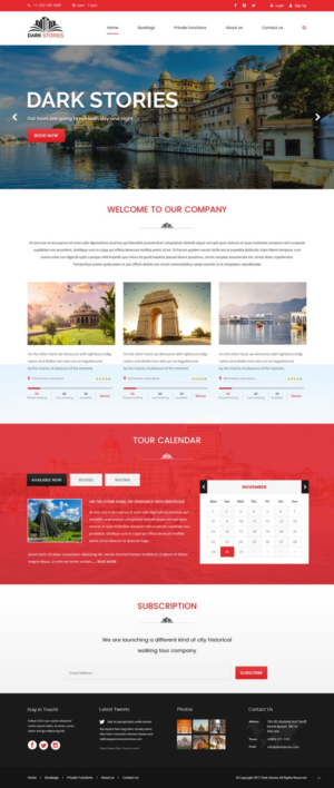 Web Design by pb for Dark Stories Pty Ltd | Design: #16812940